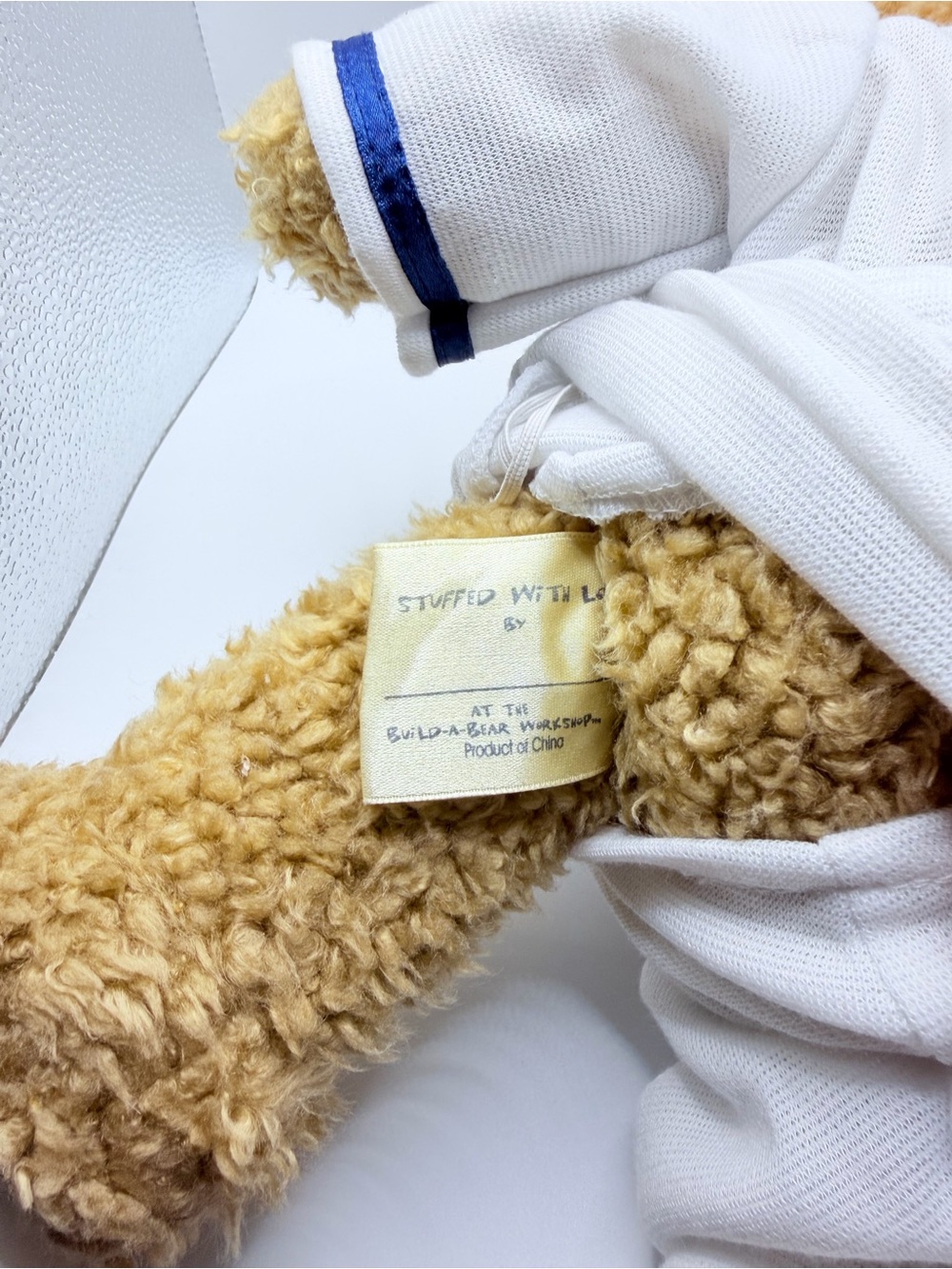 Vintage 1997 Build-A-Bear Workshop Plush Teddy Bear - Retired Baseball Uniform - Picture 8 of 9
